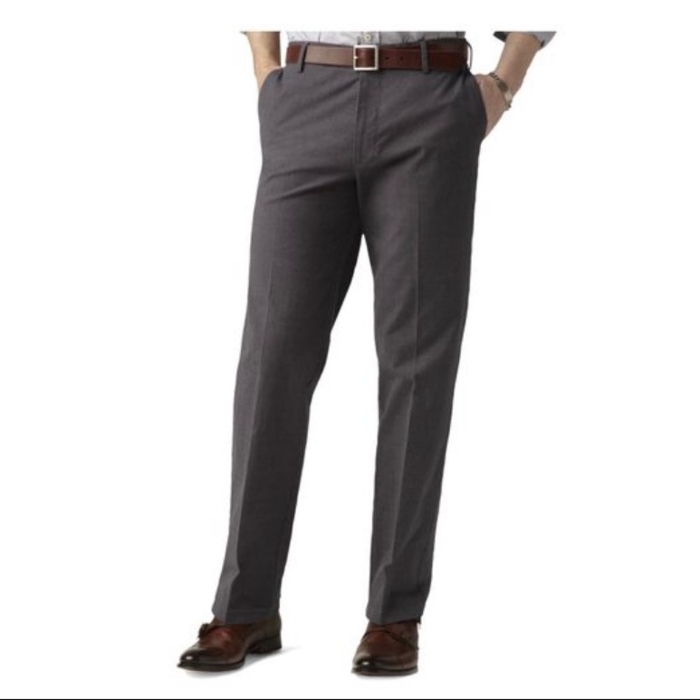 ♦️Dockers Iron Free Classic Fit Flat Front Pants♦️